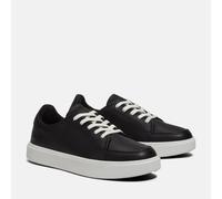 Timberland Womens Low Lace UP Sneaker blk full grain 6.5 Wide Fit