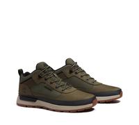 Sneaker TIMBERLAND "FIELD TREKKER - LOW LACE SNEAKER", Herren, Gr. 47,5, dunkelgrün nubuck, Leder, Schuhe Sneaker, Wintersneaker, Sneaker, Winterschuhe (79659550-47,5) dunkelgrün nubuck
