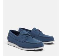 Sneaker TIMBERLAND "GRAFTON BAY LACE UP SHOE", Herren, Gr. 45, dk blu suede, Leder, Schuhe Sneaker (20244251-45) dk blu suede