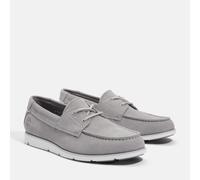 Sneaker TIMBERLAND "GRAFTON BAY LACE UP SHOE", Herren, Gr. 46, grau (lt grau suede), Leder, Schuhe Sneaker (98455320-46) lt grau suede