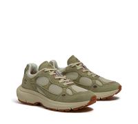 Sneaker TIMBERLAND "HAZEL LANE - LOW LACE SNEAKER", Damen, Gr. 37, grün (ltbeimeshwltgrn), Leder, Synthetik, Schuhe Sneaker (84101413-37) ltbeimeshwltgrn