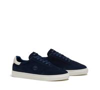 Sneaker TIMBERLAND "LISBON ESSENTIAL - LOW LACE UP SNEAKER", Herren, Gr. 47,5, Synthetik, blau (navy suede), Leder, Schuhe Sneaker (84550931-47,5) navy suede