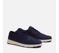 Sneaker TIMBERLAND "PARKER STREET LOW LACE UP SNEAKER", Herren, Gr. 40, dk blu nubuck, Leder, Schuhe Sneaker, aus Premium Timberland Leder (29280240-40) dk blu nubuck