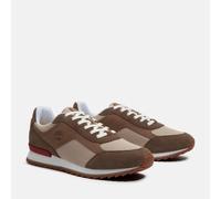 Sneaker TIMBERLAND "SCOUT HEIGHTS - LOW LACE SNEAKER", Herren, Gr. 43, braun (ltbeimeshwmdbrn), Leder, Textil, Schuhe Sneaker (33100631-43) ltbeimeshwmdbrn