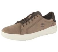 Sneaker TIMBERLAND "SENECA BAY - LOW LACE UP SNEAKER", Herren, Gr. 43,5, medium grau nubuck, Leder, Schuhe Sneaker, aus Leder (99905364-43,5) medium grau nubuck