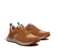 Sneaker TIMBERLAND "Voyager Park LOW LACE UP SNEAKER", Herren, Gr. 43, braun (wheat mesh), Leder, Textil, Schuhe Sneaker (11554953-43) wheat mesh