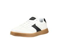 Sneaker TOM TAILOR "Tom Tailor Sneaker Lederimitat", Herren, Gr. 43, schwarz, weiß, Lederimitat, Schuhe Sneaker (73650260-43) schwarz, weiß