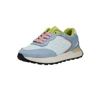 Sneaker TOM TAILOR "Tom Tailor Sneaker Lederimitat/Textil", Damen, Gr. 39, bunt (sky), Lederimitat, Textil, Schuhe Sneaker (79497717-39) sky
