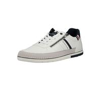 Sneaker TOM TAILOR "Tom Tailor Sneaker Lederimitat/Textil", Herren, Gr. 43, weiß, Lederimitat, Textil, Schuhe Sneaker (38798228-43) weiß