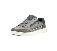 Sneaker TOM TAILOR "Tom Tailor Sneaker Lederimitat/Textil", Herren, Gr. 44, grau, Lederimitat, Textil, Schuhe Sneaker (85268353-44) grau