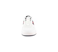 Sneaker TOM TAILOR "Tom Tailor Sneaker Low", Herren, Gr. 44, weiß, navy, Lederimitat, Schuhe Sneaker (35607828-44) weiß, navy