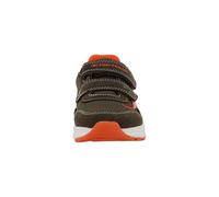 Sneaker TOM TAILOR "Tom Tailor Sneaker Low", Mädchen, Gr. 26, grün (khaki, orange), Polyester, Schuhe Sneaker (15220800-26) khaki, orange