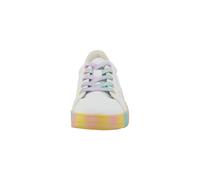 Sneaker TOM TAILOR "Tom Tailor Sneaker Low", Mädchen, Gr. 37, weiß, rainbow, Leder, Schuhe Sneaker (73112538-37) weiß, rainbow