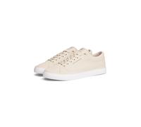 Sneaker TOMMY HILFIGER "HARLEM CORE II CVS", Herren, Gr. 40, beige, Baumwolle, unifarben, Basic, Schuhe Sneaker, Freizeitschuh, Halbschuh, Schnürer mit Logo-Aufnäher an der Schuhzunge (67245428-40) be