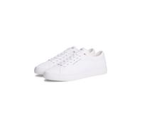 Sneaker TOMMY HILFIGER "HARLEM CORE II CVS", Herren, Gr. 44, weiß, Baumwolle, unifarben, Basic, Schuhe Sneaker, Freizeitschuh, Halbschuh, Schnürer mit Logo-Aufnäher an der Schuhzunge (18226560-44) wei