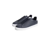 Sneaker TOMMY HILFIGER "ICON COURT LIGHT LEATHER", Herren, Gr. 43, dunkelblau, Leder, Lederimitat, Basic, Schuhe Sneaker, Freizeitschuh, Halbschuh, Schnürschuh mit dezenten Ziernähten (49892267-43) du