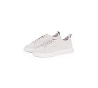 Tommy Hilfiger Herren Vulcanized Sneaker Light Knit Seasonal Elegant, Weiß (Alabaster), 40