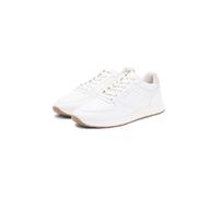 Sneaker TOMMY HILFIGER "NEWPORT LTH", Herren, Gr. 41, weiß, Nappaleder, Schuhe Sneaker, Sneaker, Freizeitschuh, Halbschuh mit seitlicher Logoprägung (88621829-41) weiß