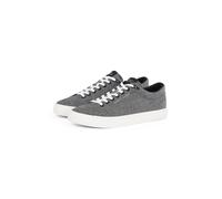 Sneaker TOMMY HILFIGER "TH HI VULC LOW CORE CHAMBRAY", Herren, Gr. 48, grau (anthrazit), Textil, meliert, Schuhe Sneaker, Freizeitschuh, Halbschuh, Schnürer in melierter Optik (62656931-48) anthrazit