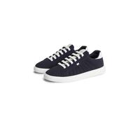 Sneaker TOMMY HILFIGER "TH ICON LIGHT KNIT SNEAKER", Damen, Gr. 38, dunkelblau, Lederimitat, Textil, Schuhe Sneaker, Freizeitschuh, Halbschuh, Schnürschuh in sommerlicher Strick-Optik (89224214-38) du