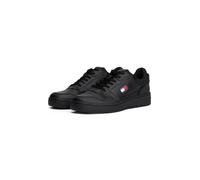 TOMMY JEANS Herren Cupsole Sneaker TJM Retro Basket Low Top, Schwarz (Black), 40