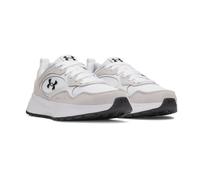 Sneaker UNDER ARMOUR "UA W MIRAGE SPORT", Damen, Gr. 38, weiß (weiß, halo gray, schwarz), Leder, Synthetik, Textil, Schuhe Sneaker (99953507-38) weiß, halo gray, schwarz