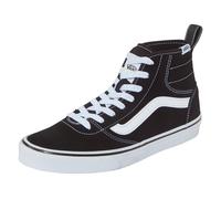 Sneaker VANS "ASHWOOD HI DECON", Damen, Gr. 37, schwarz, weiß, Leder, Synthetik, Textil, Schuhe Sneaker (18991732-37) schwarz, weiß