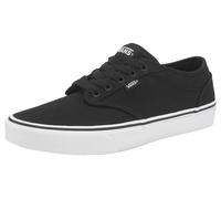 Sneaker VANS "Atwood", Damen, Gr. 42,5, schwarz-weiß (schwarz, weiß), Textil, Schuhe Skaterschuh Canvassneaker Sneaker low, angelehnt an das Design vom Authentic (40999164-42,5) schwarz, weiß