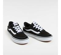 Vans Damen Brooklyn Ls Sneaker, Suede/Canvas Black/White, 39 EU