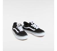 Vans Unisex Kinder Brooklyn Ls Sneaker, Suede/Canvas Black/White, 28 EU