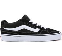 Sneaker VANS "CALDRONE", Gr. 47, schwarz, Leder, unifarben, Schuhe Sneaker, mit kontrastfarbenem Logobadge an der Ferse (40004330-47) schwarz