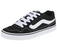 Sneaker VANS "Caldrone", Kinder, Gr. 35, schwarz-weiß (ba2, suede, mesh schwarz, weiß), Leder, Schuhe Sneaker (85202769-35) ba2, suede, mesh schwarz, weiß