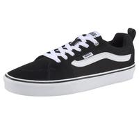 Sneaker VANS "Filmore", Damen, Gr. 42, schwarz-weiß (schwarz, weiß), Leder, Textil, Schuhe Skaterschuh Sneaker low, angelehnt an das Design vom Sk8 Low (60124728-42) schwarz, weiß