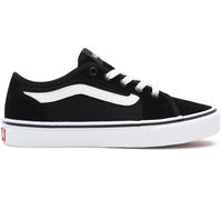 Sneaker VANS "Filmore Decon", Damen, Gr. 42, schwarz-weiß (schwarz, weiß), Leder, Textil, unifarben mit Farbeinsatz, Schuhe Skaterschuh Canvassneaker Sneaker low, aus textilem Canvas-Material (6835912
