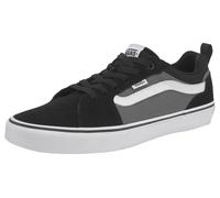 Sneaker VANS "Filmore", Herren, Gr. 46, schwarz (schwarz, grau), Leder, Schuhe Skaterschuh Sneaker low, angelehnt an das Design vom Sk8 Low (85491405-46) schwarz, grau
