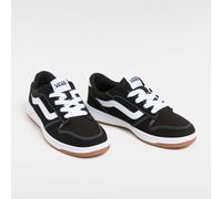 Sneaker VANS "Ryland LS", Damen, Gr. 37, schwarz-weiß (schwarz, weiß), Leder, Schuhe Sneaker (82510668-37) schwarz, weiß