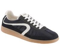 Sneaker VERBENAS "SIMON", Herren, Gr. 41, dunkelblau, weiß, Leder, Textil, unifarben mit Farbeinsatz, Schuhe Sneaker, Retrosneaker, Schnürschuh, Freizeitsneaker mit honigfarbener Laufsohle (28373351-4