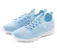 Sneaker VIVANCE "Freizeitschuh, Halbschuh, Turnschuhe, Slip-On-Sneaker", Damen, Gr. 39, blau (hellblau), Obermaterial: 100% Textilmaterial. Decksohle: 100% Textilmaterial. Futter: 100% Textilmaterial.