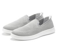 Sneaker VIVANCE "Slip-On-Sneaker", Damen, Gr. 39, grau, Obermaterial: 100% Textilmaterial. Decksohle: 100% Textilmaterial. Futter: 100% Textilmaterial. Laufsohle: 100% Synthetik, Strukturmuster, unifa