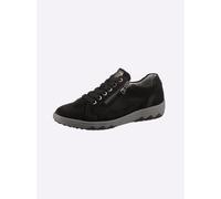 Sneaker WALDLÄUFER, Damen, Gr. 4,5, schwarz, Glattleder, Rindsleder, Veloursleder, Schuhe Sneaker (92619044-4,5) schwarz