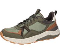 Sneaker WALDLÄUFER "H-CARL", Herren, Gr. 12 (47), khaki, braun, Synthetik, Textil, Schuhe Sneaker, Schnürschuh, Outdoorschuh in veganer Verarbeitung, H-Weite (61432823-12) khaki, braun