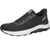 Sneaker WALDLÄUFER "H-CARL", Herren, Gr. 12 (47), schwarz, Synthetik, Textil, unifarben, Schuhe Sneaker, Freizeitschuh, Halbschuh, Schnürschuh in veganer Verarbeitung, H-Weite (54755269-12) schwarz