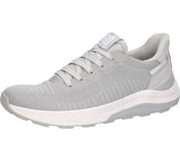 Sneaker WALDLÄUFER "H-CARL", Herren, Gr. 8,5 (42,5), hellgrau, Synthetik, Textil, unifarben, Schuhe Sneaker, Freizeitschuh, Halbschuh, Schnürschuh in veganer Verarbeitung, H-Weite (54477519-8,5) hellg