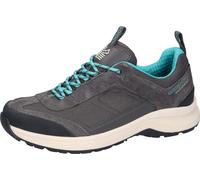 Sneaker WALDLÄUFER "H-FREYA", Damen, Gr. 7 (40,5), dunkelgrau, schwarz, Synthetik, Textil, Veloursleder, Schuhe Sneaker, Outdoorschuh, Schnürschuh in Schuhweite H (= sehr weit), waterproof (43281102-7