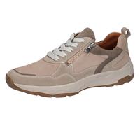 Sneaker WALDLÄUFER "H-TOM", Herren, Gr. 6,5 (40), grau (grau, taupe), Nubukleder, Veloursleder, Schuhe Sneaker, Halbschuh, Schnürschuh, in Komfortweite H (= sehr weit) (76573214-6,5)