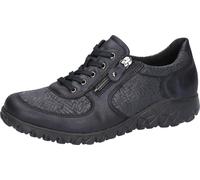 Sneaker WALDLÄUFER "HAVY-Soft", Damen, Gr. 7 (40,5), blau (dunkelblau), Nubukleder, Textil, Schuhe Sneaker, Freizeitschuh, Halbschuh, Schnürschuh in Komfortweite H (=sehr weit) (56319335-7) dunkelblau