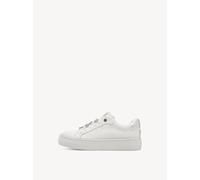 Tamaris Damen-Schnürer M2375144 Weiß/Silber Vegan Größe 36