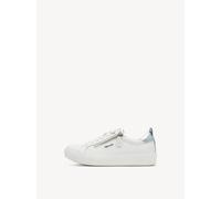 Tamaris Comfort Damen Sneaker Low 8-83707-42 White/Sky (weiß, 37 EU)