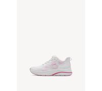 Slip-On Sneaker TAMARIS, Damen, Gr. 38, weiß kombiniert, Lederimitat, Textil, Schuhe, Plateau, Freizeitschuh, Halbschuh, Slipper mit Kontrastbesatz (65919501-38) weiß kombiniert