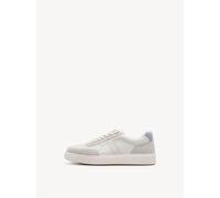 Tamaris Herren Sneaker M1361946 Low Leder Velours Weiß/Denim Größe 42